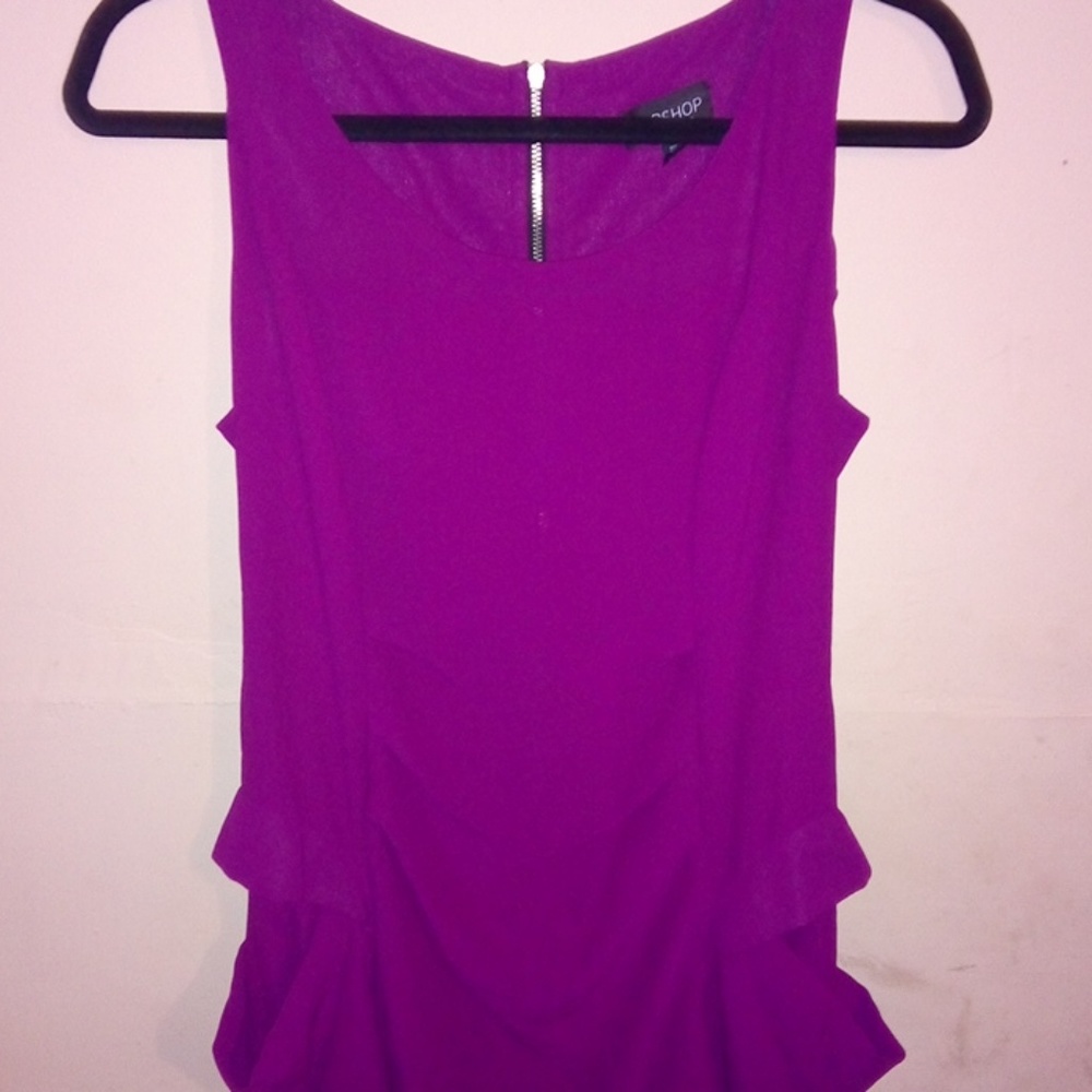 TOPSHOP Magneta Sleeveless Dress 👗